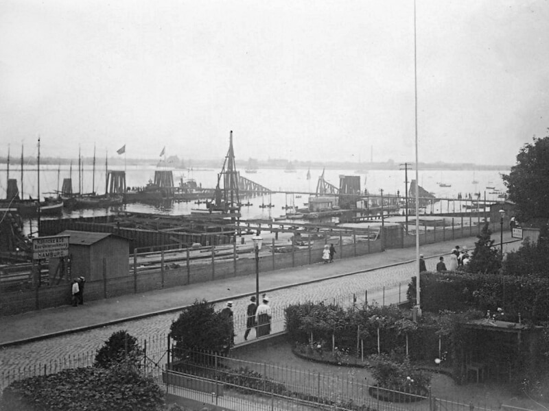 Bau des Neumühler Hafens 1912/13