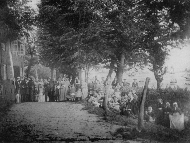 Övelgönne, Vorläufer von Haus Nr. 31, um 1870