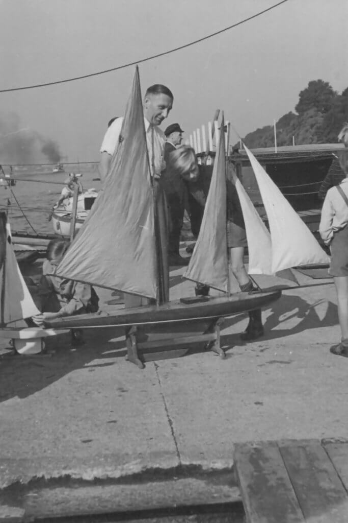Modellsegelregatta in Oevelgoenne 1954