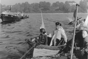 Modellsegelregatta in Oevelgoenne 1954