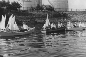 Modellsegelregatta in Oevelgoenne 1954